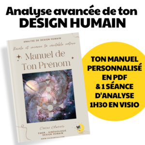 Ton manuel d'analyse Design Humain